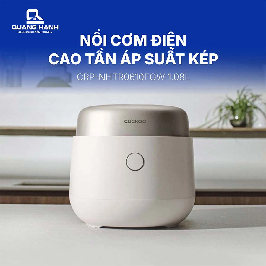 Nồi cơm điện cao tần áp suất kép CRP-NHTR0610FGW 1.08L QH247424 1